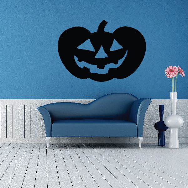 Image of Toothy Jack-o-Lantern Decal