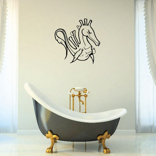 Image of Tough Seahorse Decal