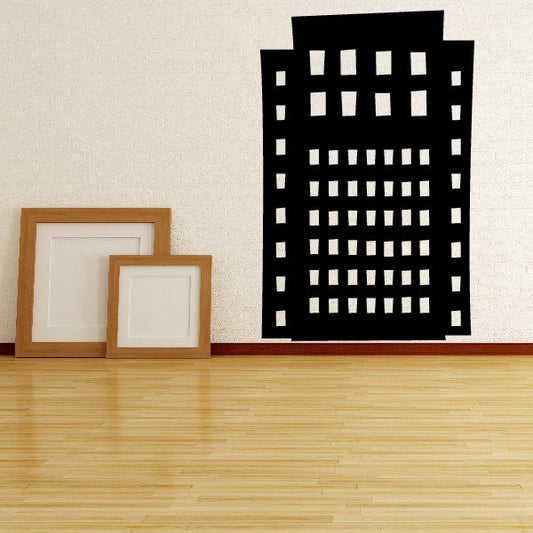 Image of Tower Building Wall Decal - Vinyl Decal - Car Decal - BA006