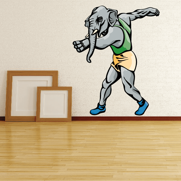 Image of Track And Field Wall Decal - Vinyl Sticker - Car Sticker - Die Cut Sticker - CDSCOLOR012