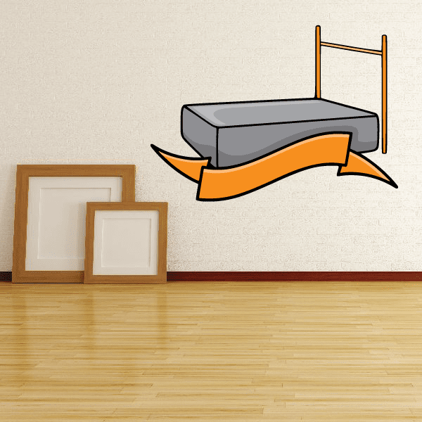 Image of Track And Field Wall Decal - Vinyl Sticker - Car Sticker - Die Cut Sticker - CDSCOLOR020