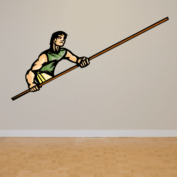 Image of Track And Field Wall Decal - Vinyl Sticker - Car Sticker - Die Cut Sticker - CDSCOLOR095