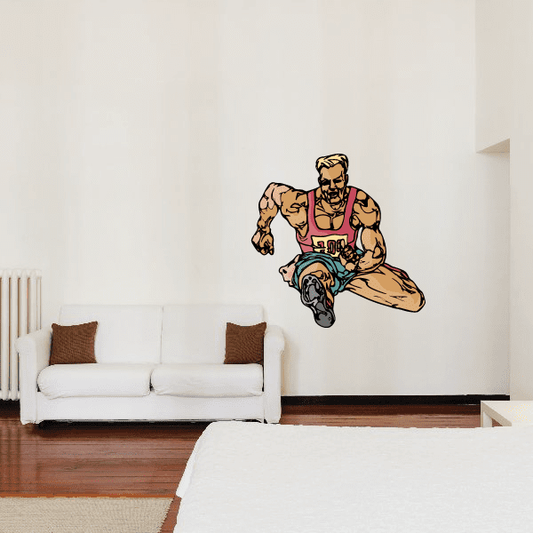 Image of Track And Field Wall Decal - Vinyl Sticker - Car Sticker - Die Cut Sticker - CDSCOLOR121