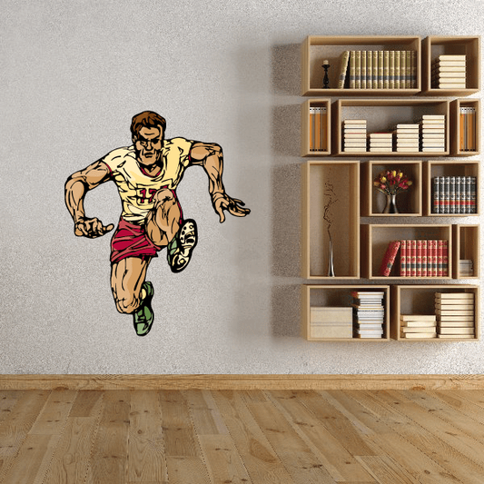 Image of Track And Field Wall Decal - Vinyl Sticker - Car Sticker - Die Cut Sticker - CDSCOLOR123