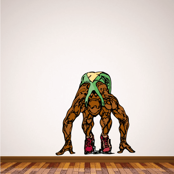 Image of Track And Field Wall Decal - Vinyl Sticker - Car Sticker - Die Cut Sticker - CDSCOLOR128