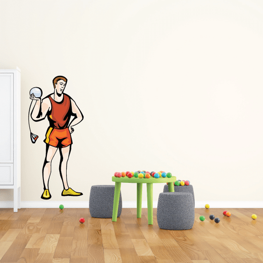 Image of Track and Field Wall Decal - Vinyl Sticker - Car Sticker - Die Cut Sticker - SMcolor028