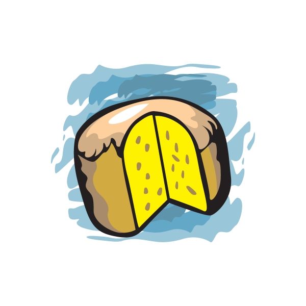 Image of Traditional Easter Bread Sticker