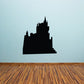 Castle decal with a black Transylvania-style castle silhouette