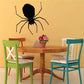 Black spider wall decal with long legs