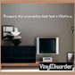 Wall decal quote in script: Treasure the memories that last a lifetime.
