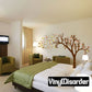 Tree and leaves Blowing in the Wind - Vinyl Wall Decals