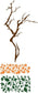 Tree Branch with Leaves Decal