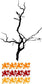 Tree Branch with Leaves Decal