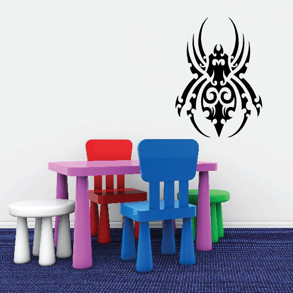 Image of Tribal Abstract Spider Decal