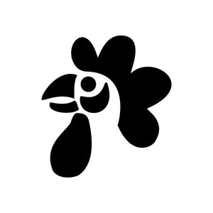 Tribal bird vinyl decal sticker, black tribal silhouette with geometric lines