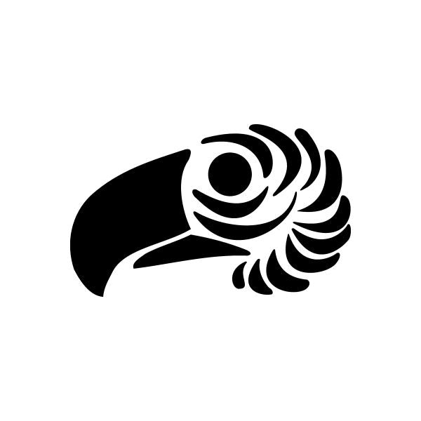 Image of Tribal Bird pin stripes and lines Car Vinyl Decal Sticker Stickers 0010