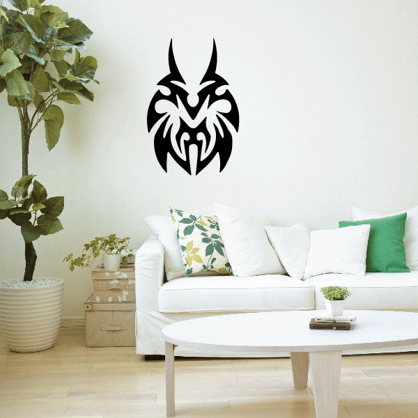 Image of Tribal Bug Face Mask Decal