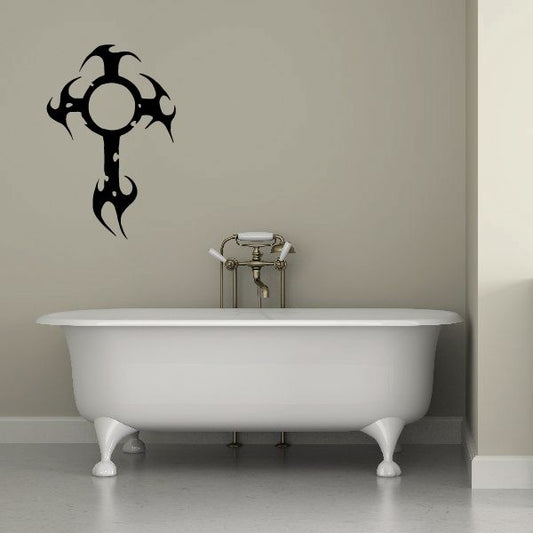 Image of Tribal Celtic Cross Decal