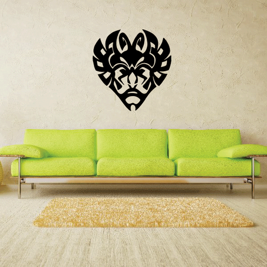 Image of Tribal Eagle Mask Decal 