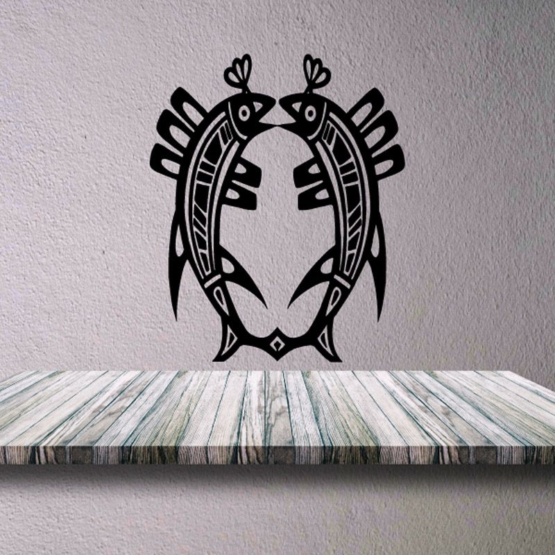 Image of Tribal Fish Wall Decal - Vinyl Decal - Car Decal - DC548