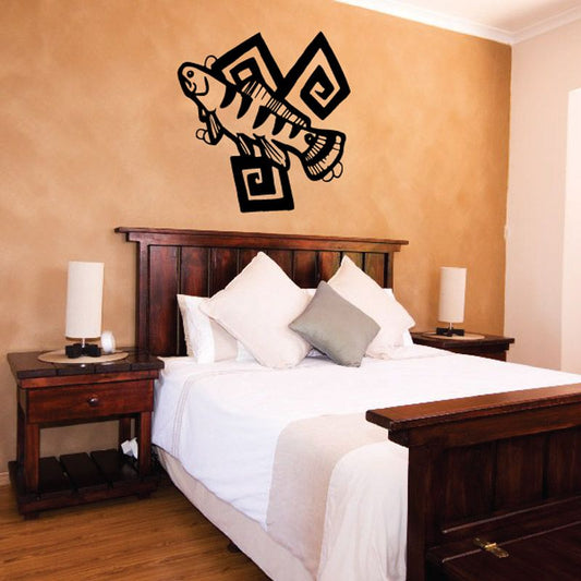 Image of Tribal Fish Wall Decal - Vinyl Decal - Car Decal - DC630