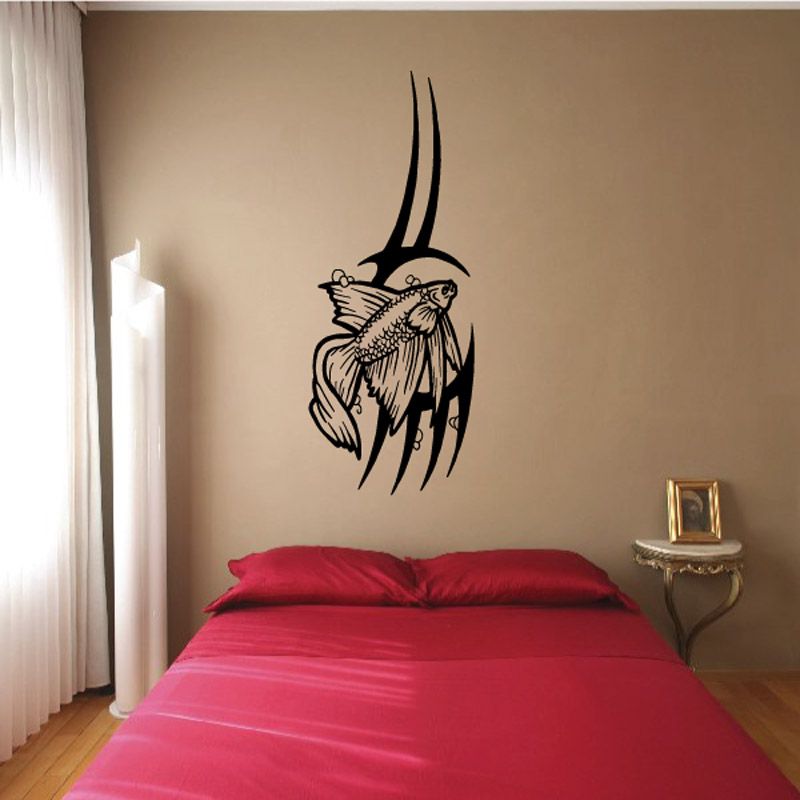 Image of Tribal Fish Wall Decal - Vinyl Decal - Car Decal - DC631