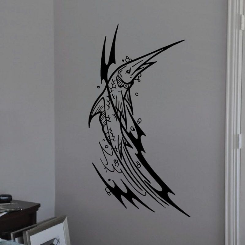 Image of Tribal Fish Wall Decal - Vinyl Decal - Car Decal - DC652