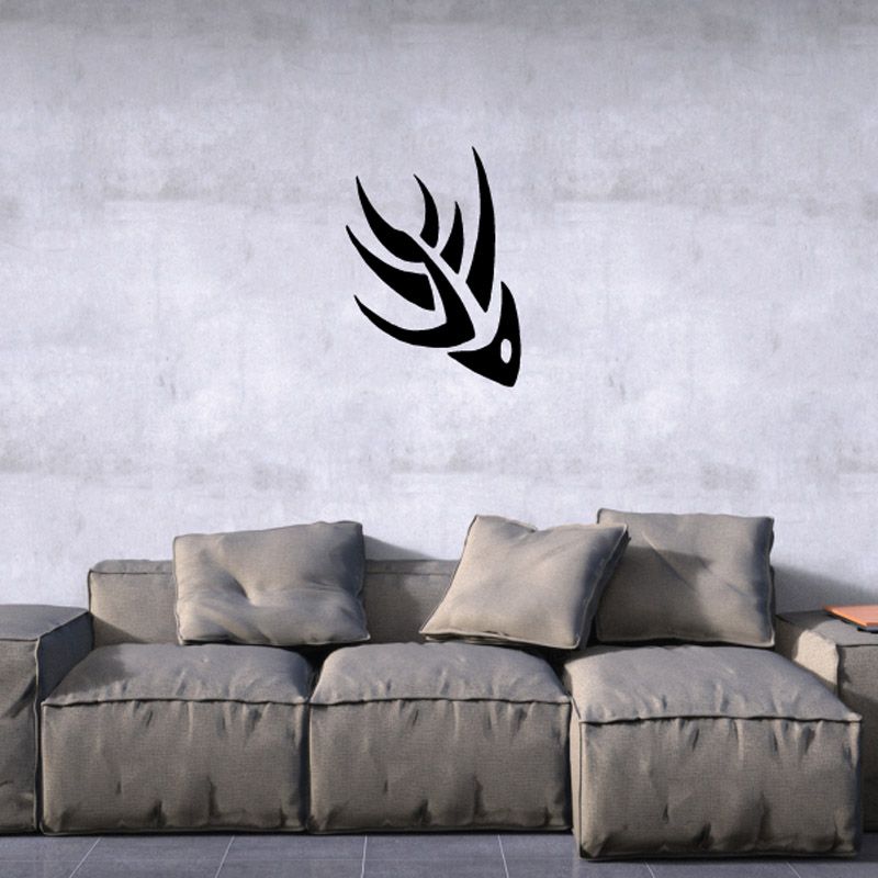 Image of Tribal Fish Wall Decal - Vinyl Decal - Car Decal - DC753