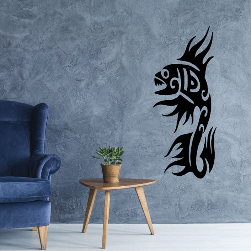 Image of Tribal Fish Wall Decal - Vinyl Decal - Car Decal - DC767