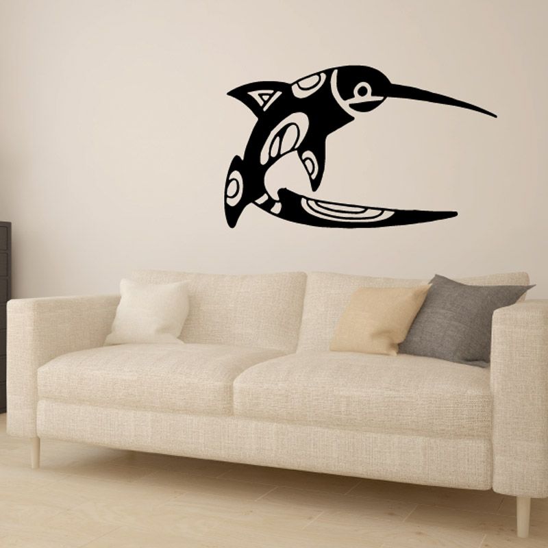 Image of Tribal Fish Wall Decal - Vinyl Decal - Car Decal - DC770