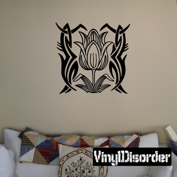 Image of Tribal Flower Decal