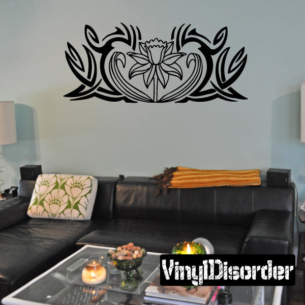 Image of Tribal Flower Decal