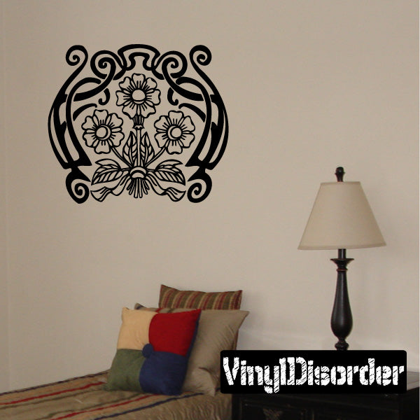 Image of Tribal Flower Decal