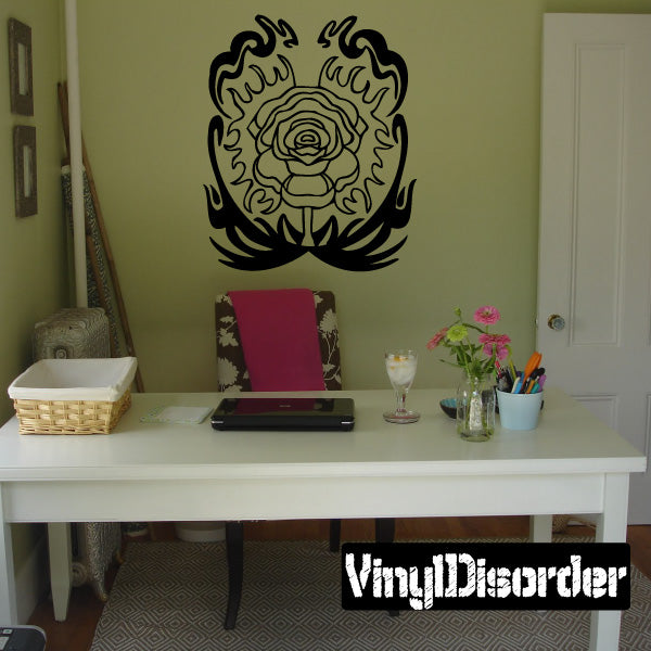 Image of Tribal Flower Decal