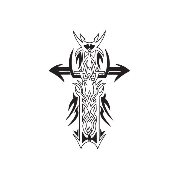 Image of Tribal Healer Cross Decal