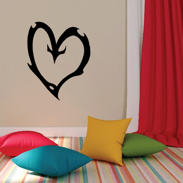 Image of Tribal Heart Decals