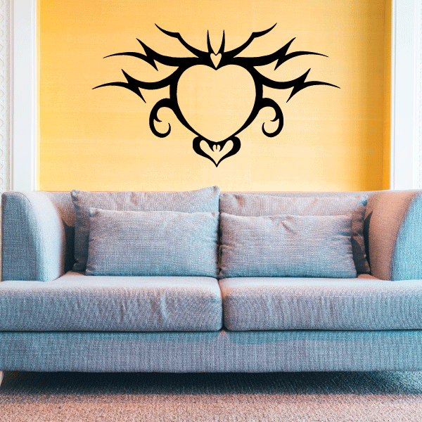 Image of Tribal Heart Decals