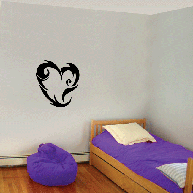 Image of Tribal Heart Decals