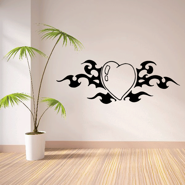 Image of Tribal Heart Decals