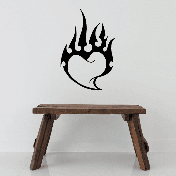 Image of Tribal Heart Decals