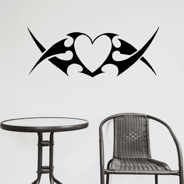 Image of Tribal Heart Decals