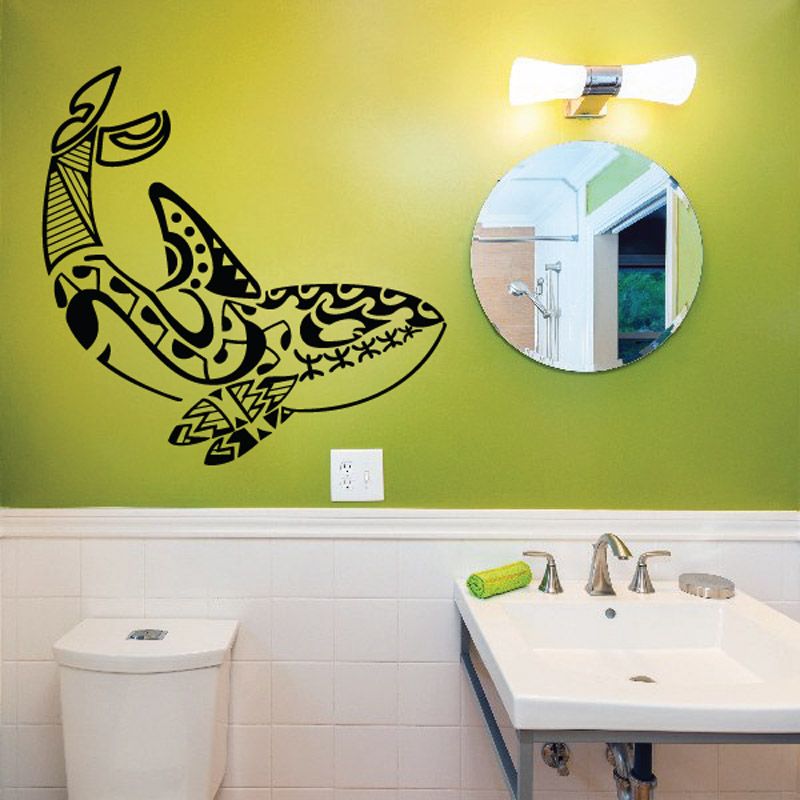 Image of Tribal Killer Whale Decal