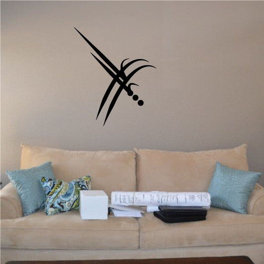 Image of Tribal Pinstripe Wall Decal - Vinyl Decal - Car Decal - 152