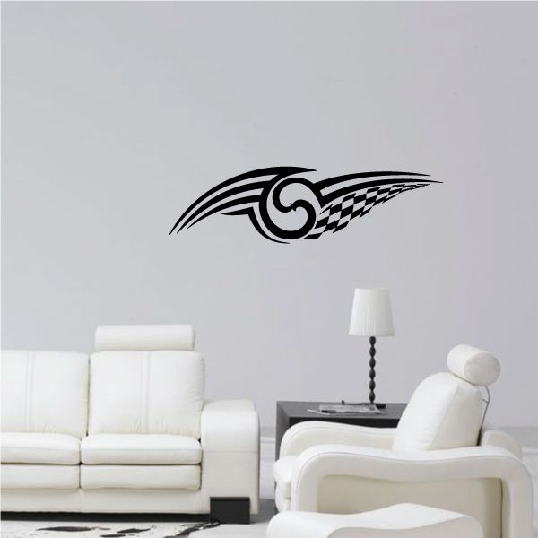 Image of Tribal Pinstripe Wall Decal - Vinyl Decal - Car Decal - 154