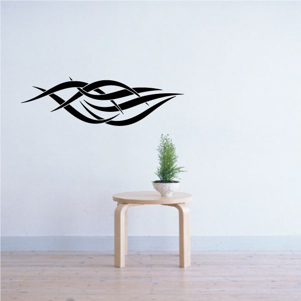 Image of Tribal Pinstripe Wall Decal - Vinyl Decal - Car Decal - 163