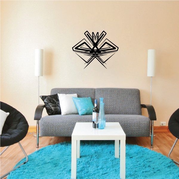 Image of Tribal Pinstripe Wall Decal - Vinyl Decal - Car Decal - 394