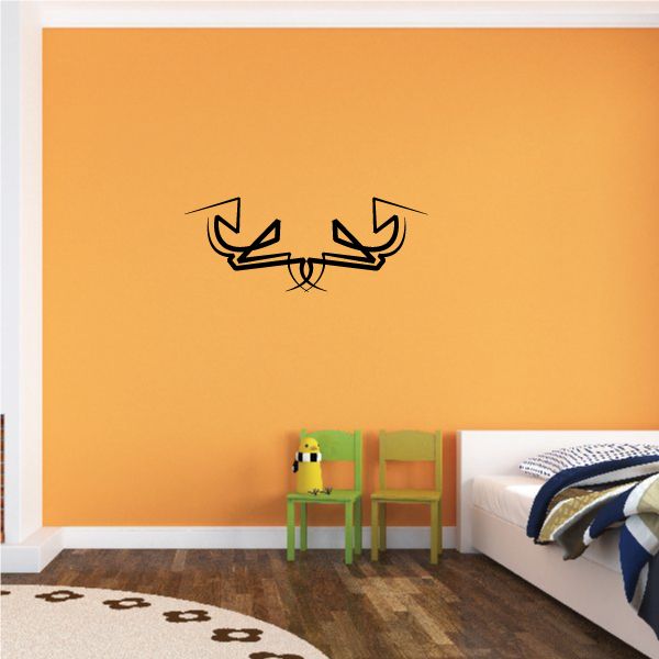 Image of Tribal Pinstripe Wall Decal - Vinyl Decal - Car Decal - 493