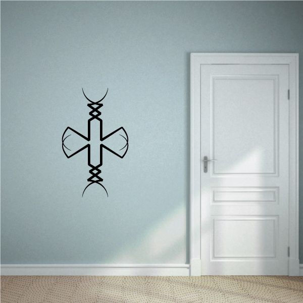 Image of Tribal Pinstripe Wall Decal - Vinyl Decal - Car Decal - 586