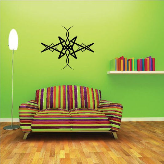 Image of Tribal Pinstripe Wall Decal - Vinyl Decal - Car Decal - 598