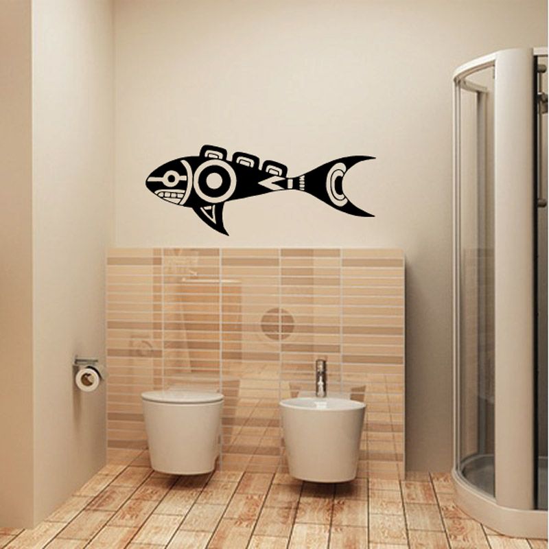 Image of Tribal Side Fish Decal